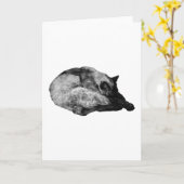Carte calme couche de silence (Fleur jaune)