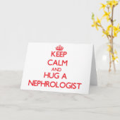 Carte Calme et embrasse un néphrologiste (Fleur jaune)