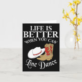 Carte Cal's Country Southern Line Dance (Fleur jaune)