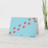 Carte Camarades de pêche Tabby drôles (Dos)