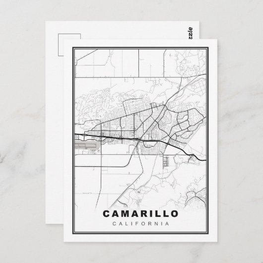Carte Camarillo (Devant / Derrière)