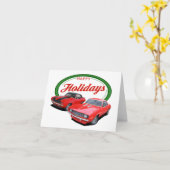 Carte Camaros de vacances (Fleur jaune)