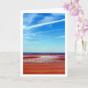 Carte Camber Sands, Paysage de plage ensoleillée