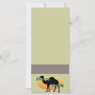 Carte Camel - Chaque jour, c'est la Journée de l'Hump !
