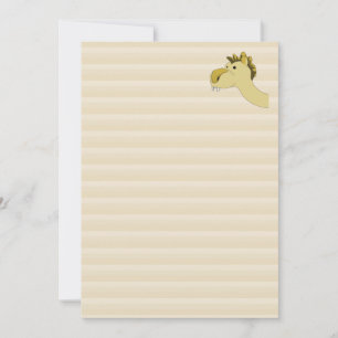 Carte Camel de dessin mignon