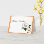 Carte Camellia (Fleur jaune)