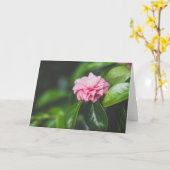 Carte Camellia Japonica (Fleur jaune)
