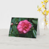 Carte "Camellia rose # 1" (Fleur jaune)