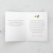 Carte Camellias, Fille En Fleur Anniversaire (Intérieur)