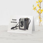 Carte caméra (Fleur jaune)