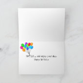 Carte Caméra Bellows Avec Film Anniversaire (Intérieur)