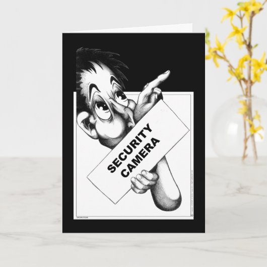 Carte Caméra de sécurité (Fleur jaune)