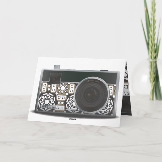 Carte Caméra déco (Dos)