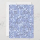 Carte Caméra numérique bleue GARDEZ CALME ET Éditer le t (Dos)