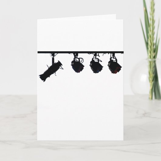 Carte Caméra numérique Silhouettes lumineuses Black Stag (Devant)