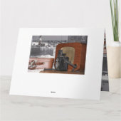 Carte Caméra photo analogique rétro (Dos)