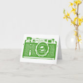 Carte Caméra russe soviétique - Avocado (Fleur jaune)