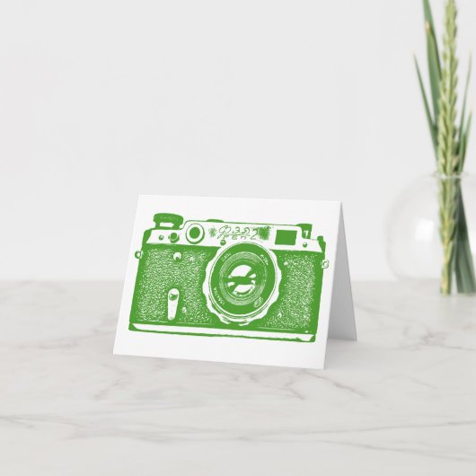 Carte Caméra russe soviétique - Avocado (Devant)