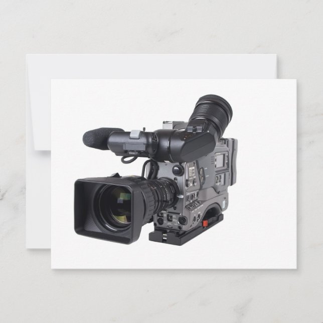 Carte caméra vidéo professionnelle (Devant)