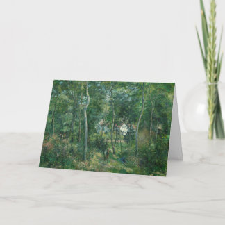 Carte Camille Pissarro Bord de Bois près de L'Hermitage