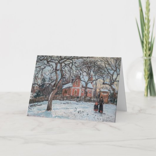 Carte Camille Pissarro - Chataigniers a Louvecienne (Devant)