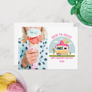 Carte Camion à glace Photo Enfants Salle de classe Valen