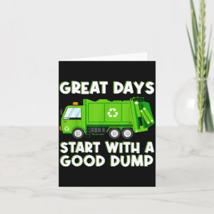 Carte Camion à ordures cool Hommes Enfants Garçons T