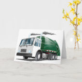 Carte Camion à Ordures pour Enfants (Fleur jaune)