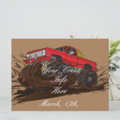 Carte Camion de boue à 4 roues Thunder_Cove (Debout devant)