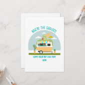 Carte Camion de crème glacée Classe verte Valentine (Devant/Arrière en situation)