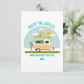 Carte Camion de crème glacée Photo Green Classroom Valen (Debout devant)