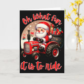 Carte Camion de ferme Oh quel plaisir de monter le tract (Fleur jaune)