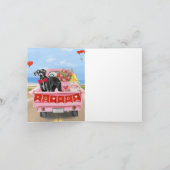 Carte Camion de la Saint-Valentin pour chien Dogue Allem (Intérieur)
