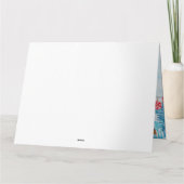 Carte Camion de livraison de Noël de chien de Terrier de (Dos)