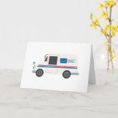 Carte Camion de messagerie (Fleur jaune)