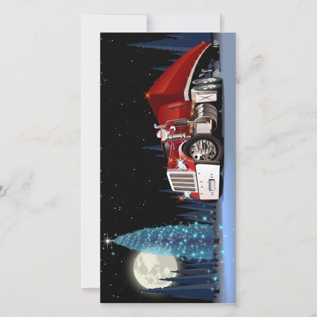 Carte Camion de Noël (Devant)
