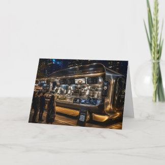 Carte Camion de Nourriture Robotique Alimenté par l'IA –