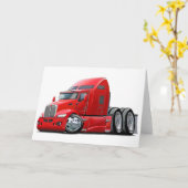 Carte Camion de rouge de Kenworth 660 (Fleur jaune)