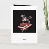 Carte Camion D'Incendie À Vitesse, Anniversaire (Dos)