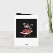 Carte Camion D'Incendie À Vitesse, Petit Anniversaire (Dos)