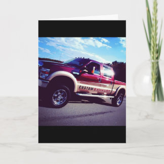 Carte Camion garçon d'anniversaire