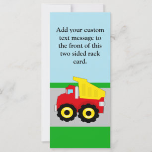 Carte Camion-poubelle de construction pour enfants