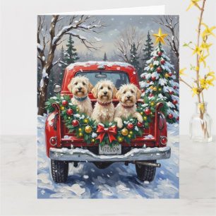 Carte Camion Rouge de Noël Maltais Férié