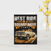 Carte Camion Squarebody  (Fleur jaune)