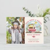 Carte Camion Taco Photo Enfants Graduation (Debout devant)