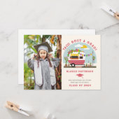 Carte Camion Taco Photo Enfants Graduation (Devant/Arrière en situation)