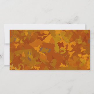 Carte camo brun couleur chêne collage motif