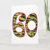 Carte Camo de 60 ans (Devant)
