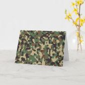 Carte Camo forêt (Fleur jaune)