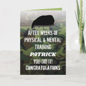 Carte Camo Personnalisé Passant La Parade (Devant)